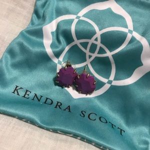 Kendra Scott Purple Stud Earrings